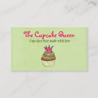 Carte de visite de cupcakes
