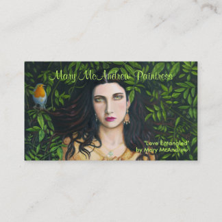 Carte de visite de Customizeable avec la peinture