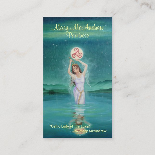 Carte de visite de Customizeable/Madame celtique (Devant)