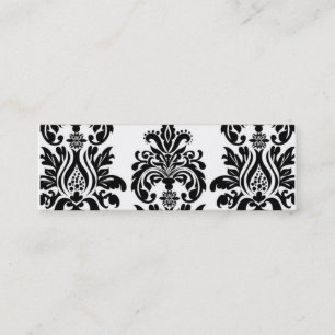 Carte de visite de damassé