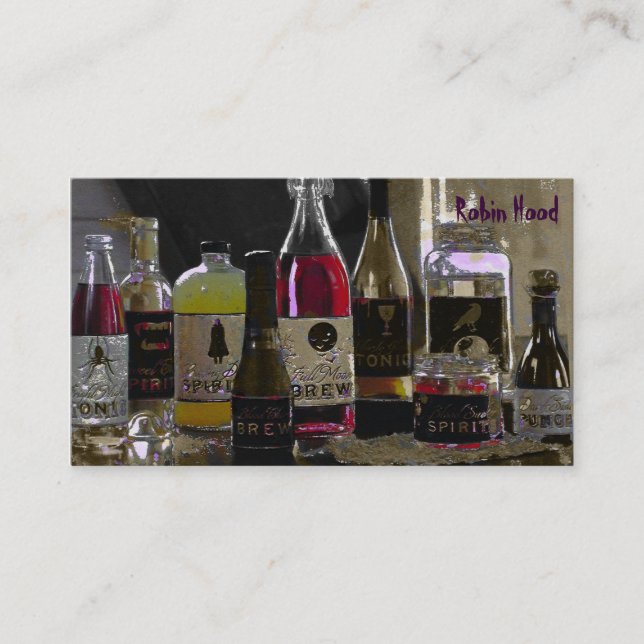 Carte de visite de ~ de Brew de Halloween (Devant)