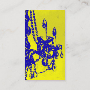 Carte de visite de ~ de charme de lustre