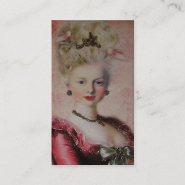 Carte de visite de ~ de la Reine Marie Antoinette (Devant)