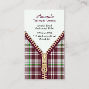 Carte de visite de découpage de mode