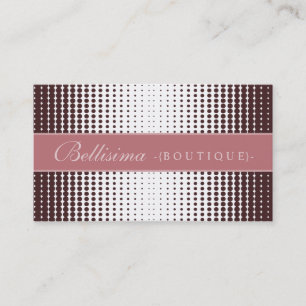 Carte de visite de demi-teintes Dots Mauve de {TBA