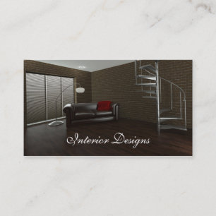 Carte de visite de design d'intérieur