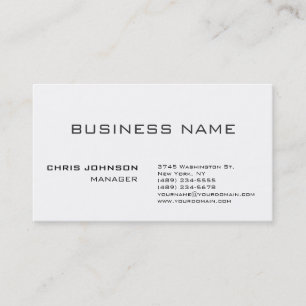 Carte de visite de design professionnel extraordin