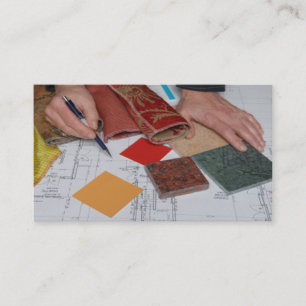 Carte de visite de dessinateur d'intérieurs