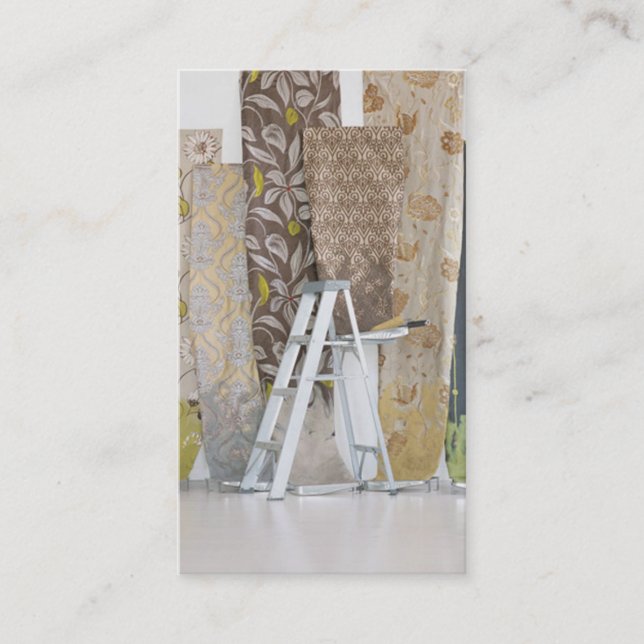 Carte de visite de dessinateur d'intérieurs (Devant)