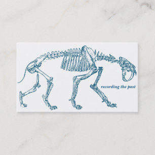 Carte de visite de dinosaure