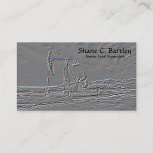 Carte de visite de dispositif de pompage d'huile