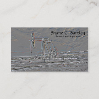 Carte de visite de dispositif de pompage d'huile