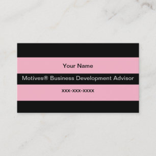 Carte de visite de distributeur de cosmétiques de