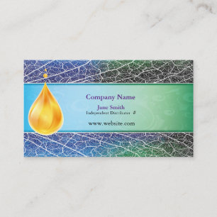 Carte de visite de distributeur de pétrole essent