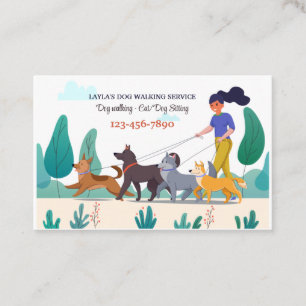 Carte de visite de Dog Walker