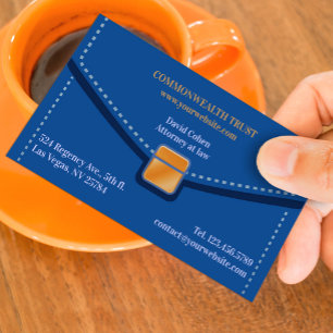 Carte de visite de dossier en droit