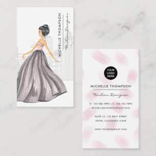 Carte de visite de Fashion Designer Girl New York