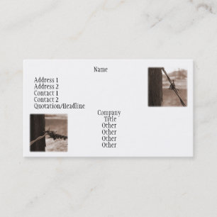 Carte de visite de ferme