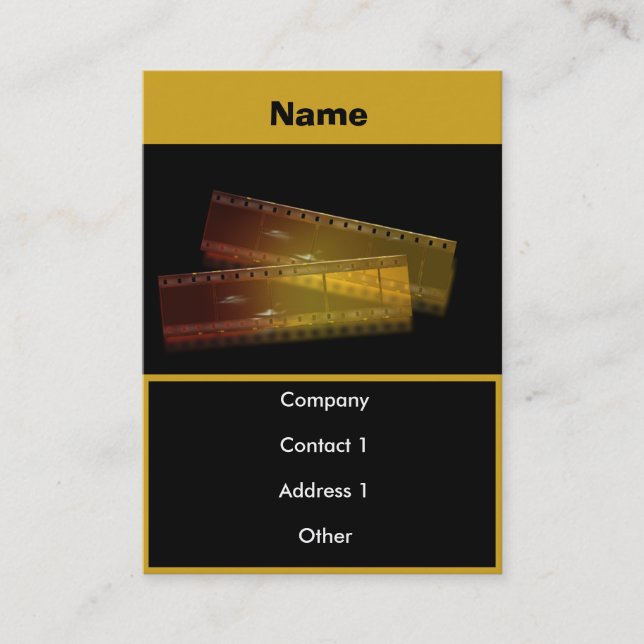 carte de visite de film (Devant)