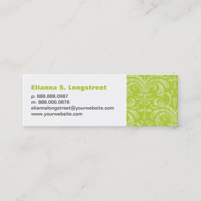 Carte de visite de Fleur de Lys Personal (Devant)