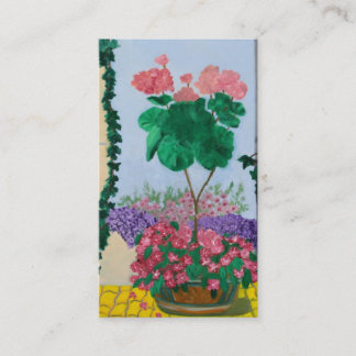 CARTE DE VISITE DE FLEURS DE BERLIN D'ÎLE DE MUSÉE