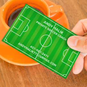 Carte de visite de football