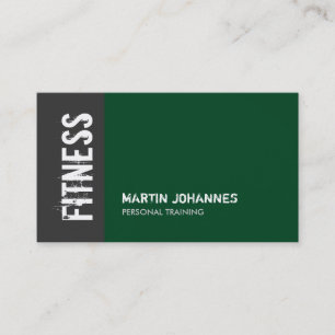 Carte de visite de formation personnel Forest Gree