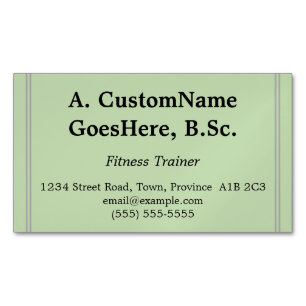 Carte de visite de formation professionnelle