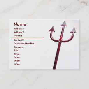 Carte de visite de fourche