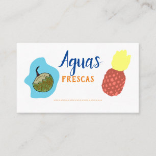 Carte de visite de Frescas d'Aguas
