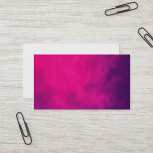 Carte de visite de fumée rose Neon - Personnalisab