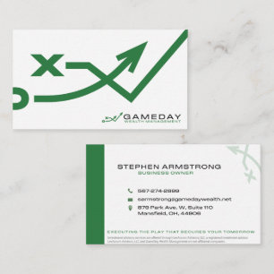 Carte de visite de Gameday Wealth Management - Bla