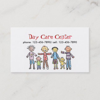 Carte de visite de garde d'enfants