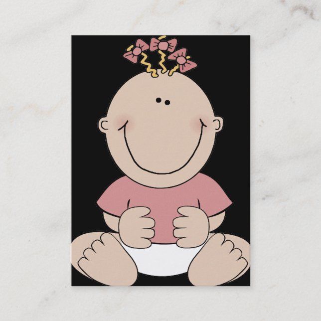 Carte de visite de garde d'enfants (Devant)