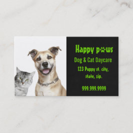 carte de visite de garderie