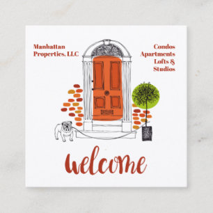 carte de visite de gestion des propriétés