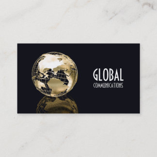 Carte de visite de globe