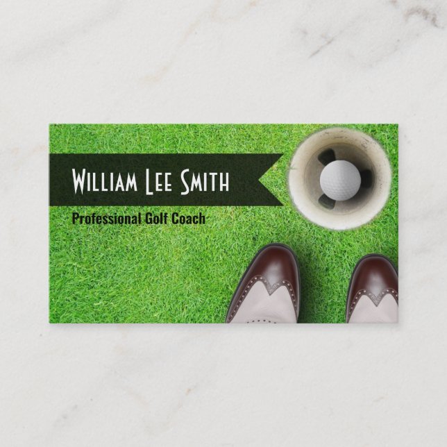 Carte de visite de golf (Devant)