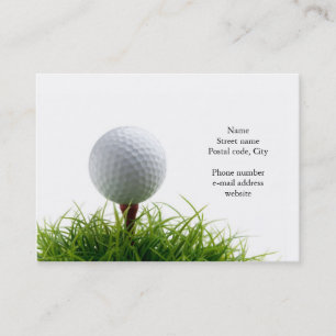 Carte de visite de golf