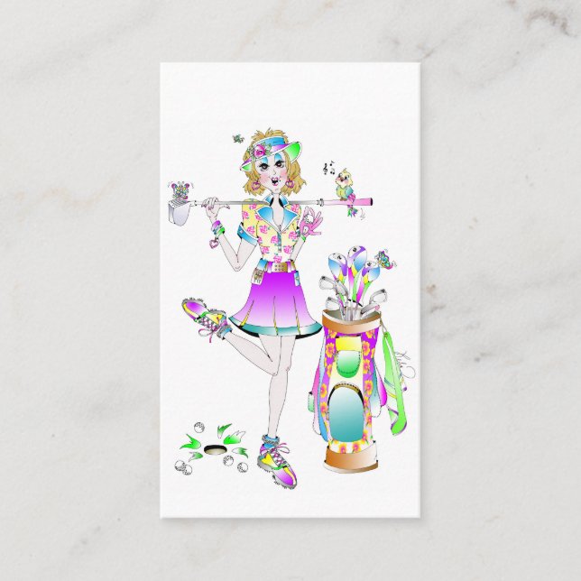 CARTE DE VISITE DE GOLF (Devant)