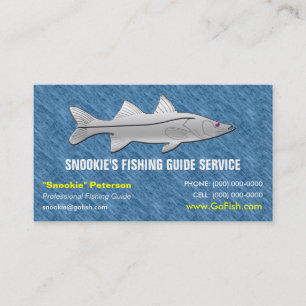 Carte de visite de guide de pêche