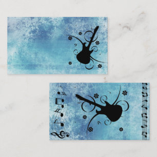 Carte de visite de guitare