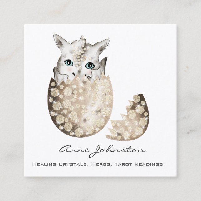 Carte de visite de hachage de Dragon Bébé (Devant)