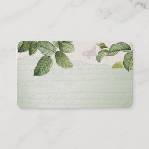 Carte de visite de jardin