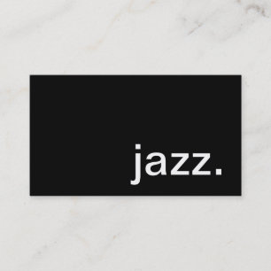 Carte de visite de jazz