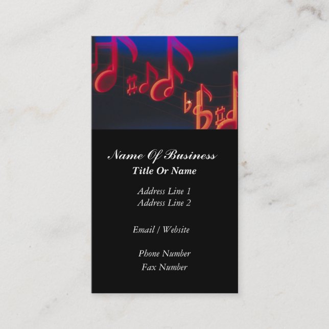 Carte de visite de jockey de disque (Devant)