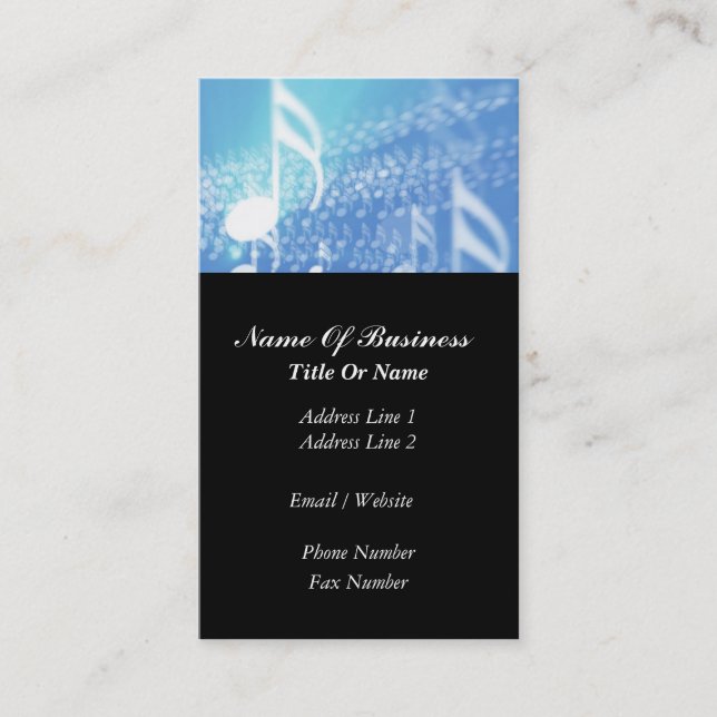 Carte de visite de jockey de disque (Devant)