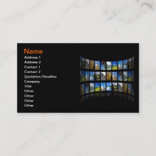 Carte de visite de journaliste