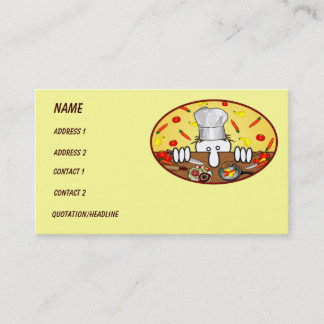 Carte de visite de Kilroy de chef