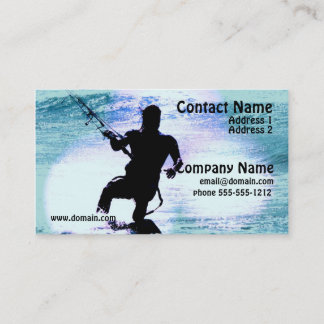Carte de visite de Kiteboarding